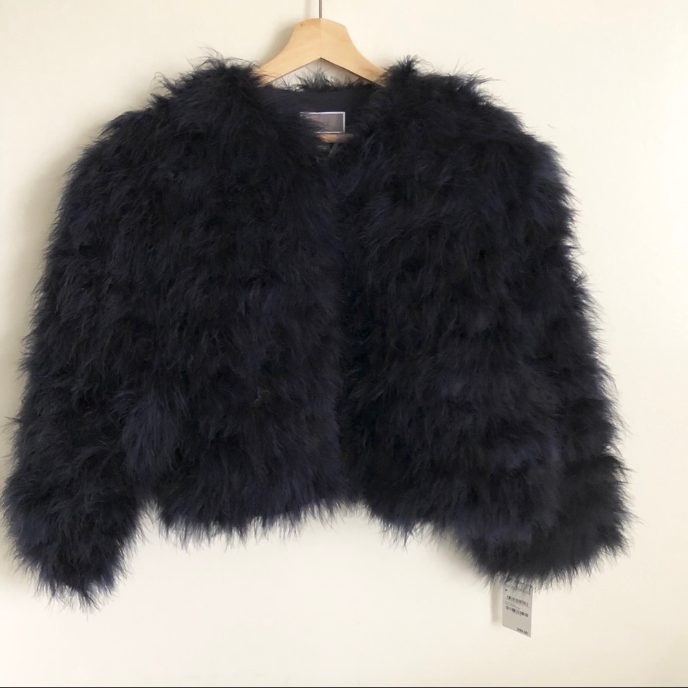 Feather Cropped Jacket | Chelsea28 - Picture 4 of 8